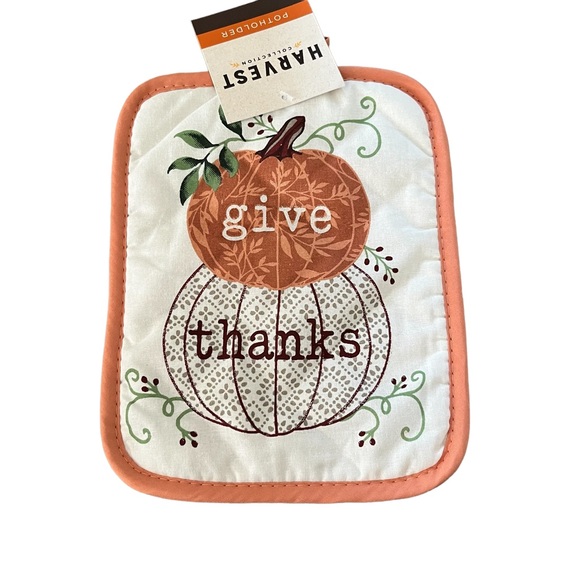 Fall Kitchen Bundle Dish Rag Oven Mitt - Picture 2 of 6